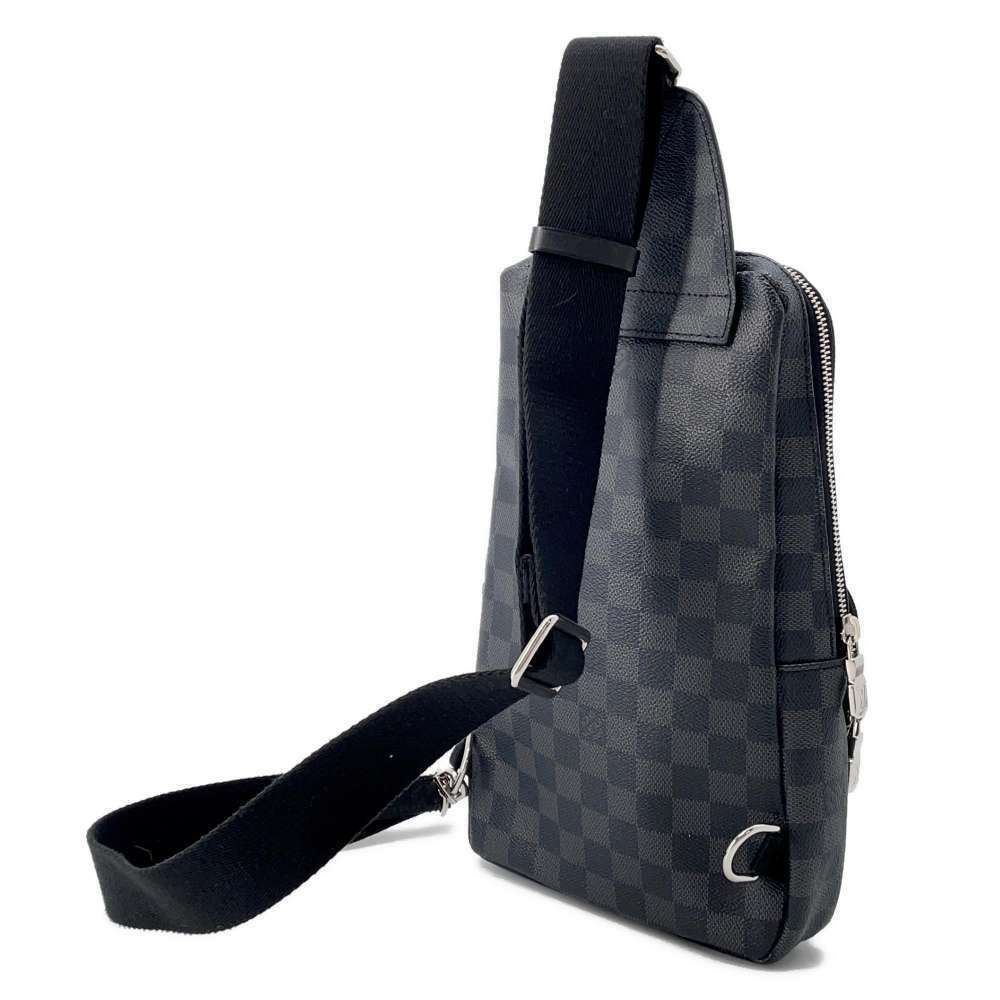 Louis Vuitton Black Black Damier Graphite Sling Avenue Bag